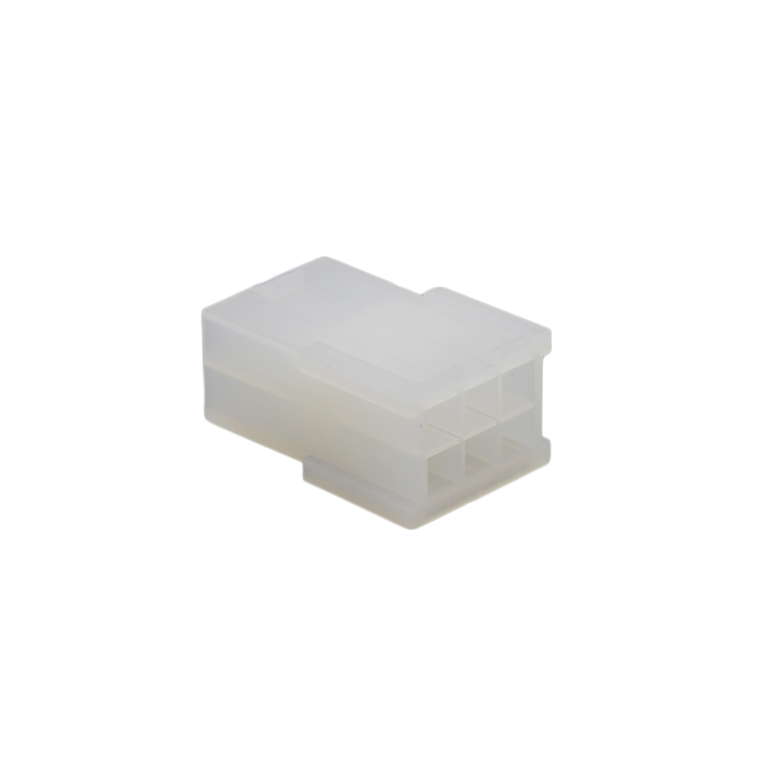 Pitch 4.20mm Female 双排 Housing 无耳 2X3Pin 本色 PA66,94V-2